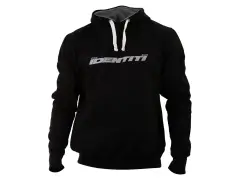 Identiti "Finger Print Logo" Hooded Pullover - Black