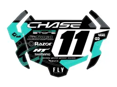 Insight "3D Vision 2 Replica" BMX Race Nummernschild Hintergrund-Sticker Insight "3D Vision 2 Replica" BMX Race Nummernschild Hintergrund-Sticker