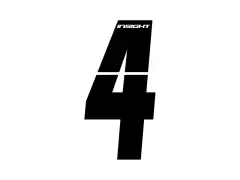 Insight BMX Race Seitennummernschild Zahlen-Sticker - Black Insight BMX Race Seitennummernschild Zahlen-Sticker - Black