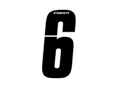 Insight BMX Race Seitennummernschild Zahlen-Sticker - Black Insight BMX Race Seitennummernschild Zahlen-Sticker - Black