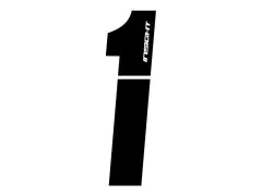 Insight BMX Race Seitennummernschild Zahlen-Sticker - Black Insight BMX Race Seitennummernschild Zahlen-Sticker - Black