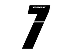 Insight BMX Race Zahlen-Sticker - Black Insight BMX Race Zahlen-Sticker - Black