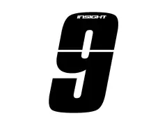 Insight BMX Race Zahlen-Sticker - Black Insight BMX Race Zahlen-Sticker - Black