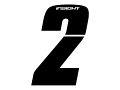 Insight BMX Race Zahlen-Sticker - Black Insight BMX Race Zahlen-Sticker - Black