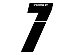 Insight BMX Race Zahlen-Sticker - Black Insight BMX Race Zahlen-Sticker - Black