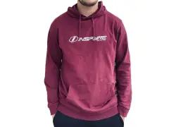Inspyre Bicycles "Logo Sweat" Hooded Pullover - Burgundy