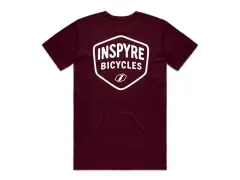 Inspyre Bicycles "Beyond The Line" T-Shirt - Burgundy