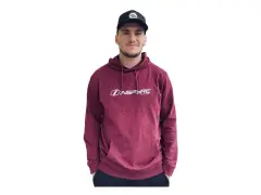 Inspyre Bicycles "Logo Sweat" Hooded Pullover - Burgundy