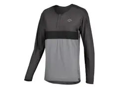 iXS "Flow XTG Women's Long Sleeve Henley" Jersey - Grey iXS "Flow XTG Women's Long Sleeve Henley" Jersey - Grey