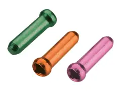 Jagwire Cable Tips - Cash Green, Tango Orange, Pink Jagwire Cable Tips - Cash Green, Tango Orange, Pink