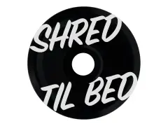 Kids Ride Shotgun "Shred Til Bed" Stem Cap Kids Ride Shotgun "Shred Til Bed" Stem Cap