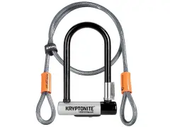 Kryptonite "KryptoLok Mini-7 + KryptoFlex" Bike Lock Kryptonite "KryptoLok Mini-7 + KryptoFlex" Bike Lock