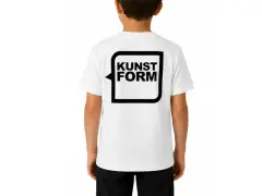kunstform "Back Logo v2 Kids" T-Shirt - White (Kids) kunstform "Back Logo v2 Kids" T-Shirt - White (Kids)