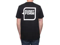 kunstform "Back Logo v2" T-Shirt - Black