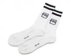 kunstform "Logo" Socken - White