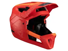 Leatt "Enduro 4.0" Fullface Helm - Red