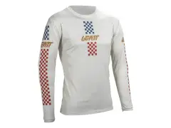 Leatt "Enduro 4.0 Long Sleeve" Jersey - Cream