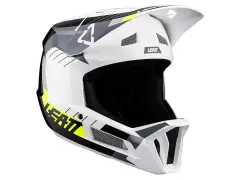 Leatt "Gravity 2.0" Fullface Helm - White/Black