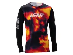 Leatt "Gravity 8.0 Long Sleeve" Jersey - Heatmap Red