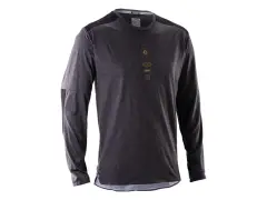 Leatt "Trail 4.0 Long Sleeve" Jersey - Ghost Black