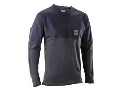 Leatt "Trail 6.0 Cargo Long Sleeve" Jersey - Ghost Black