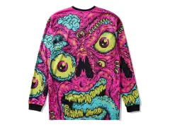 Loose Riders "Brains Long Sleeve" Jersey - Pink Loose Riders "Brains Long Sleeve" Jersey - Pink