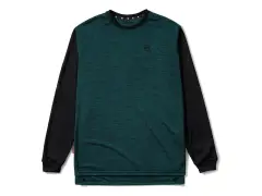 Loose Riders "Essentials Heather Long Sleeve" Jersey - Green Loose Riders "Essentials Heather Long Sleeve" Jersey - Green