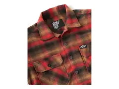 Loose Riders "Fernwood Flannel" Shirt - Red/Black Loose Riders "Fernwood Flannel" Shirt - Red/Black