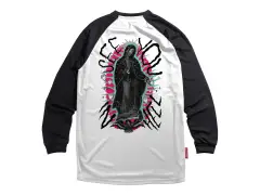 Loose Riders "See You In Hell Long Sleeve" Jersey - White/Black Loose Riders "See You In Hell Long Sleeve" Jersey - White/Black
