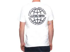 LucruBMX "Global" T-Shirt - White