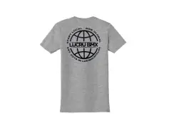 LucruBMX "Global" T-Shirt - Heather Grey (Kids)