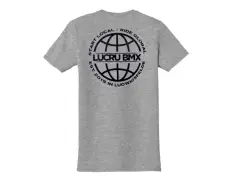 LucruBMX "Global" T-Shirt - Heather Grey