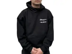 Mellowpark X kunstform "Collabo" Hooded Pullover - Black