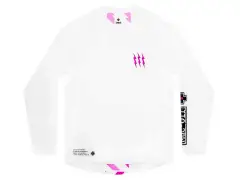 Muc-Off "Long Sleeve Riders" Trikot - White/Pink