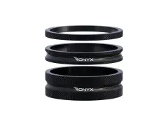 Onyx BMX Race Headset Spacer Set - 1 1/8 Inch - 3 Pieces Onyx BMX Race Headset Spacer Set - 1 1/8 Inch - 3 Pieces