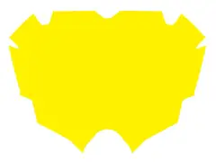 Pride Racing "Air Background Plate" BMX Race Nummernschild - #1# Pride Racing "Air Background Plate" BMX Race Nummernschild - #1#