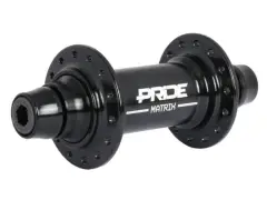 Pride Racing "Matrix Front Hub 10mm" BMX Race Vorderradnaben - 28H, 10mm Achse, Black Pride Racing "Matrix Front Hub 10mm" BMX Race Vorderradnaben - 28H, 10mm Achse, Black