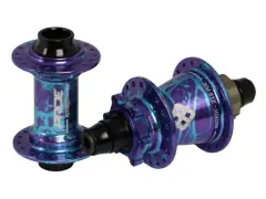 Pride Racing "Matrix" BMX Race Vorderradnaben - Splash Blue/Purple, 20/10mm, 36H Pride Racing "Matrix" BMX Race Vorderradnaben - Splash Blue/Purple, 20/10mm, 36H