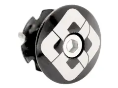 Pride Racing "Icon Top Cap + Star Nut" BMX Race Topbolt - Black