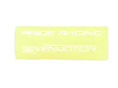 Pride Racing "Sticker Full Pack Sevenmotion" Stickerset - White Pride Racing "Sticker Full Pack Sevenmotion" Stickerset - White