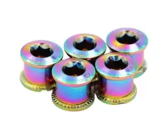 Pride Racing "Vortex Chromoly Bolt Large Kit" BMX Race Chainring Bolts - Spacer 8.5mm Pride Racing "Vortex Chromoly Bolt Large Kit" BMX Race Chainring Bolts - Spacer 8.5mm