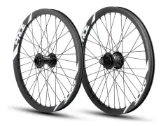Pride Racing "Wave Carbon X Matrix" BMX Race Wheel Set - 20 Inch (406) - 20/15mm