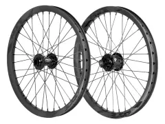 Pride Racing "Wave Carbon X Matrix" BMX Race Wheel Set - 20 Inch (406) - 20/15mm