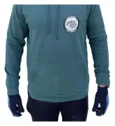 Pride Racing "Sweat Cool Patch" Hooded Pullover - Dark Green Pride Racing "Sweat Cool Patch" Hooded Pullover - Dark Green