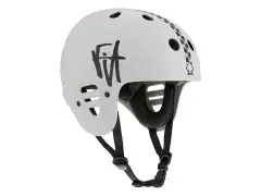 ProTec X Fit Bike Co. "Full Cut Certified" BMX Helmet - Checkered Matte Light Grey ProTec X Fit Bike Co. "Full Cut Certified" BMX Helmet - Checkered Matte Light Grey