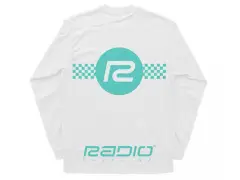 Radio Bikes "Checker" Longsleeve - White