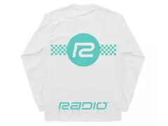 Radio Bikes "Checker" Longsleeve - White