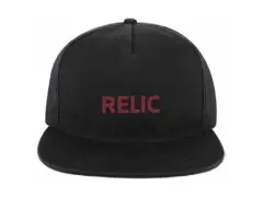 Relic BMX "Script 5 Panel" Kappe - Black