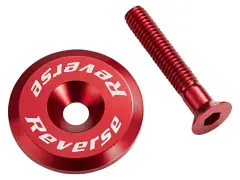 Reverse Components "Aluminum" Steuersatzkappe + Schraube