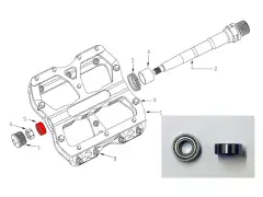 Reverse Components Pedals Ball Bearing - 2 Pieces